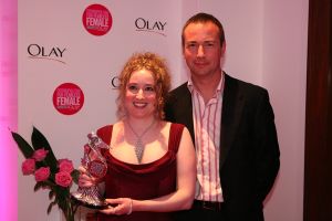 Georgina recieves award